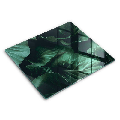 Protetor placa de indução Folhas escuras selvagens