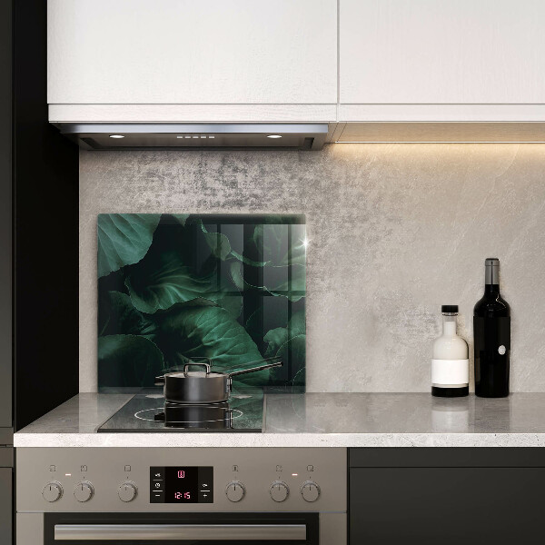 Protetor placa de indução Folhas escuras selvagens