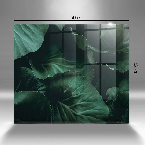 Protetor placa de indução Folhas escuras selvagens