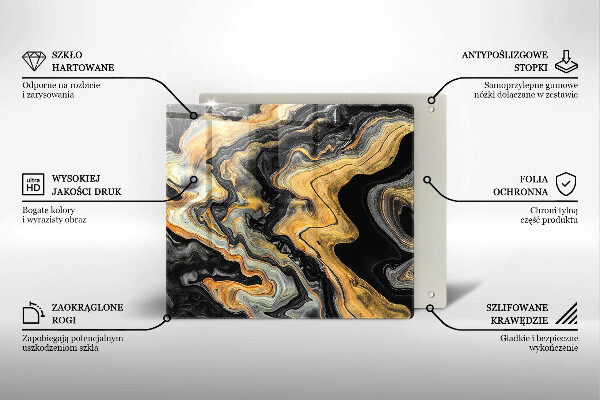 Protetor placa de indução Estrutura abstrata