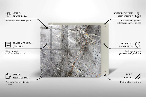 Tábua protetora Textura de pedra