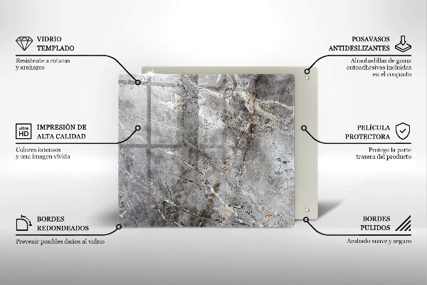 Tábua protetora Textura de pedra