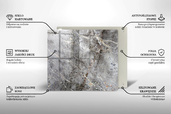 Tábua protetora Textura de pedra