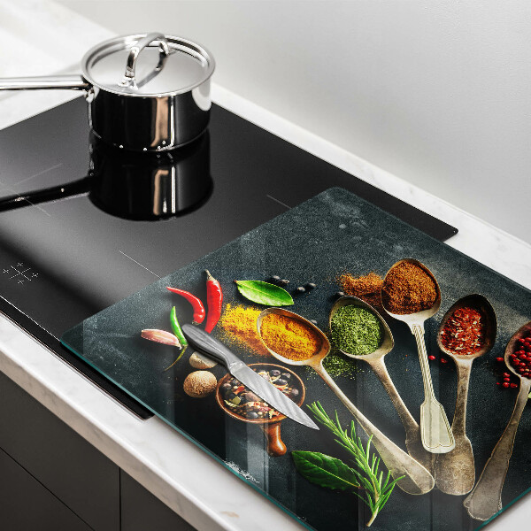 Protetor placa de indução Colheres de tempero de cozinha