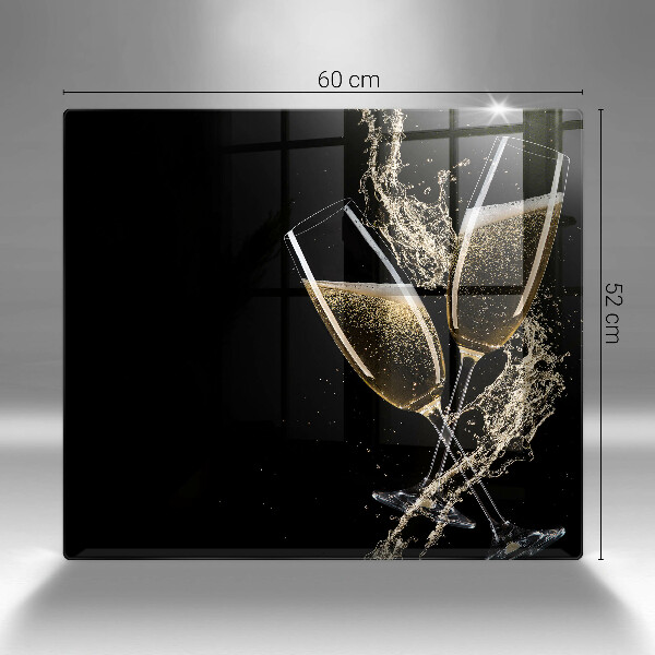 Protetor placa indução Taças de champanhe