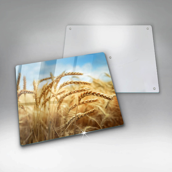 Protetor placa indução Espigas de grãos no campo