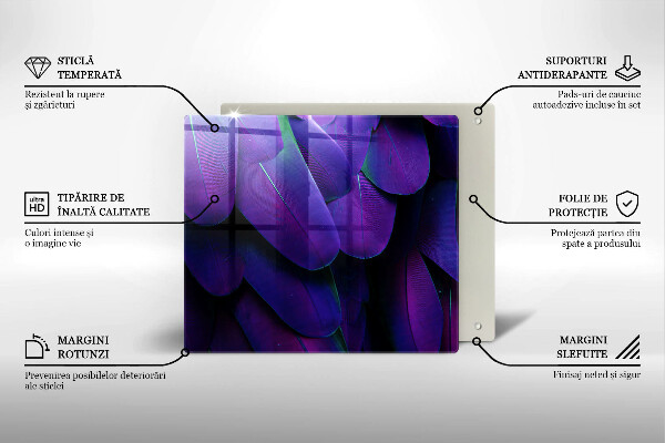 Protetor placa de indução Penas de neon