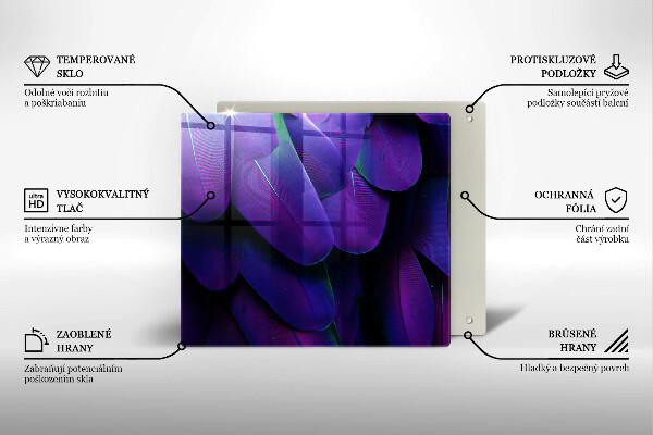 Protetor placa de indução Penas de neon