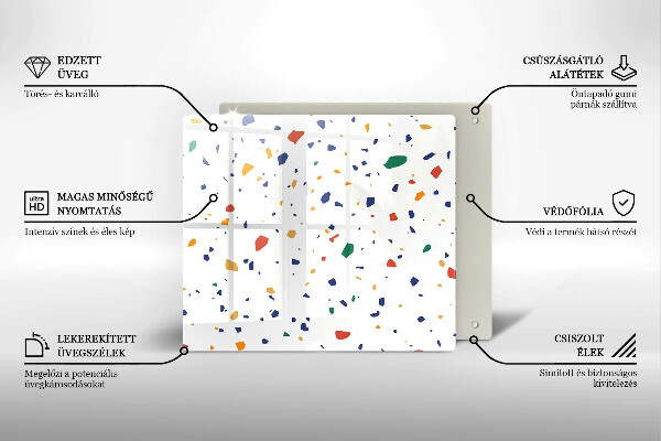 Protetor placa indução Grés colorido