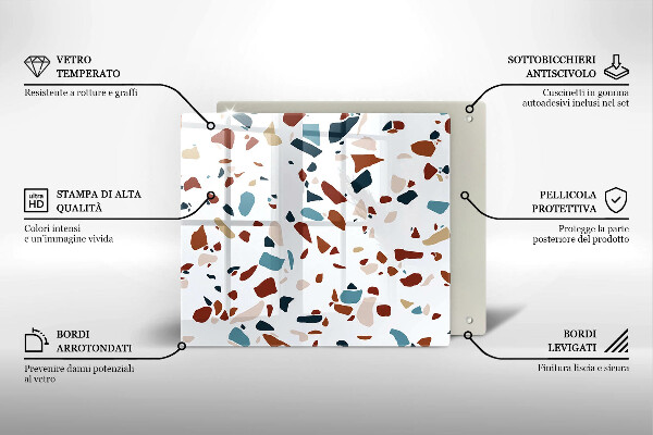 Tábua protetora Pedra decorativa