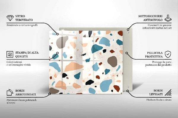 Protetor placa indução Grés decorativo