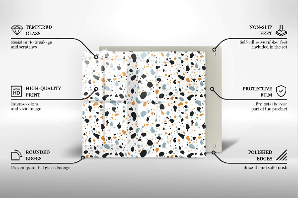 Tábua protetora Grés decorativo