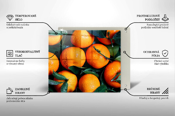 Tábua protetora Laranjas de frutas
