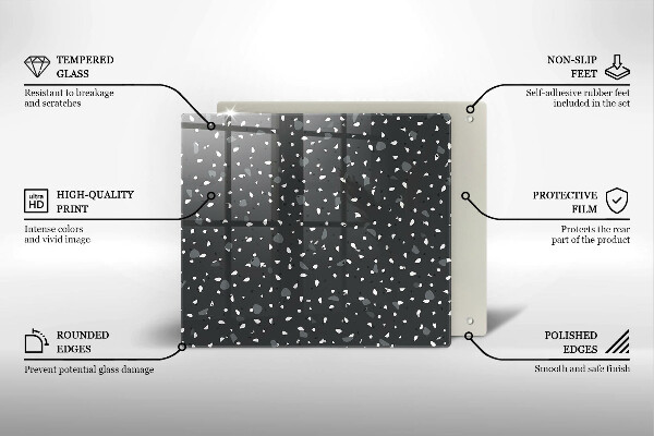 Protetor placa de indução Pedra decorativa