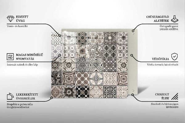 Protetor placa de indução Azulejos decorativos