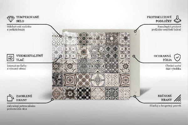 Protetor placa de indução Azulejos decorativos