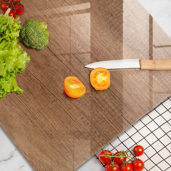 Protetor placa indução Textura de madeira