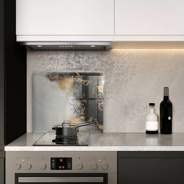 Protetor placa de indução Abstração com ouro