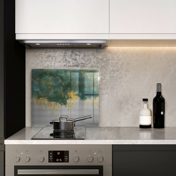 Tábua protetora Abstração com ouro