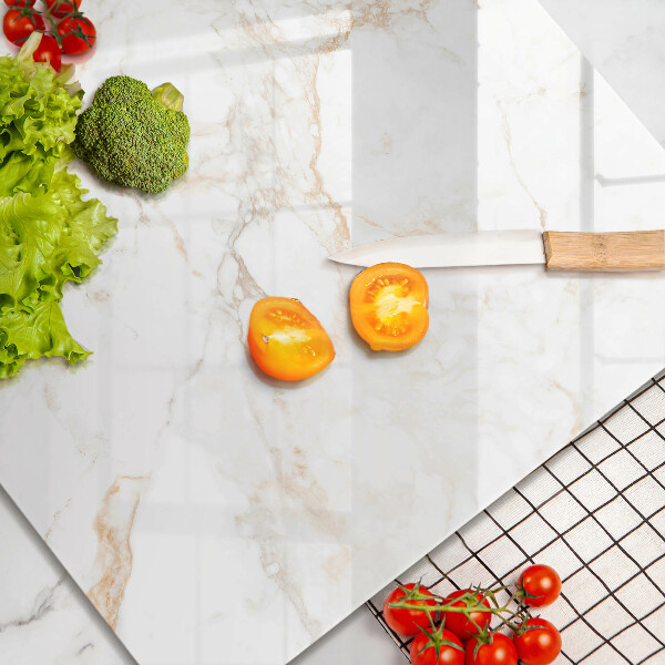 Protetor placa de indução Pedra de mármore elegante