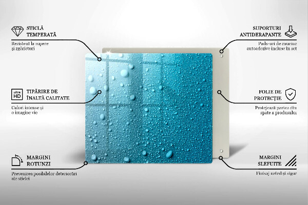 Tábua protetora Gotas de água