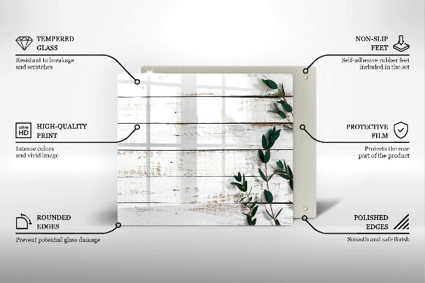 Protetor placa indução Tábuas e folhas velhas