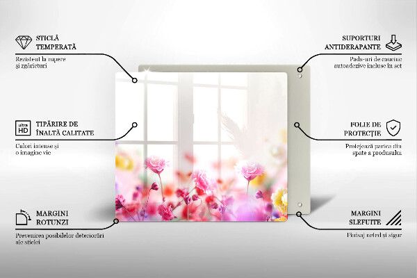 Protetor placa de indução Prado de flores