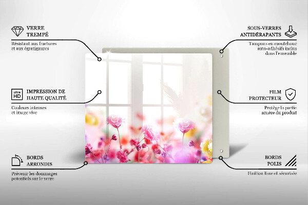 Protetor placa de indução Prado de flores