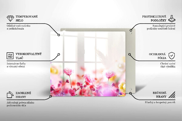 Protetor placa de indução Prado de flores