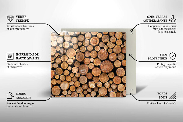 Tábua protetora Troncos de árvores