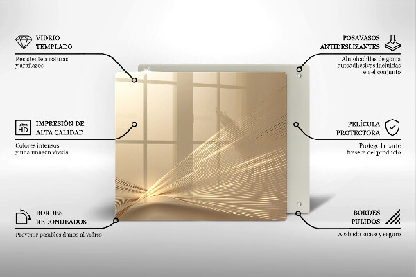 Tábua protetora Abstração moderna