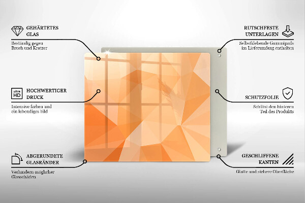 Protetor placa indução Fundo geométrico
