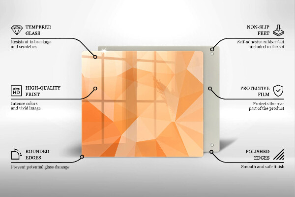 Protetor placa indução Fundo geométrico
