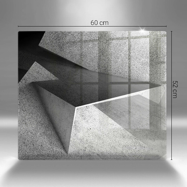 Protetor placa indução Abstração concreta