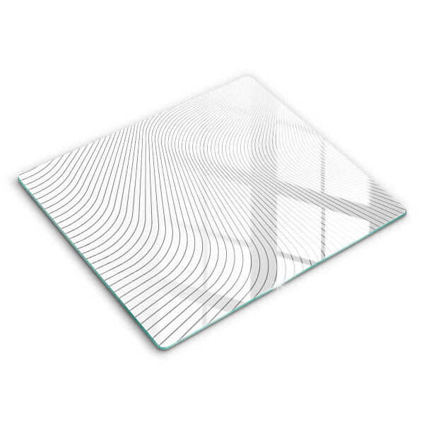 Protetor placa indução Padrão de linha moderno