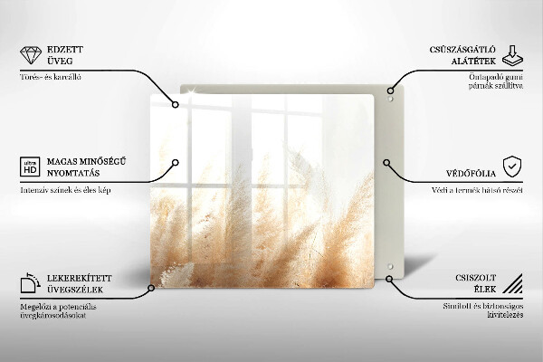 Protetor placa de indução Capim-dos-pampas