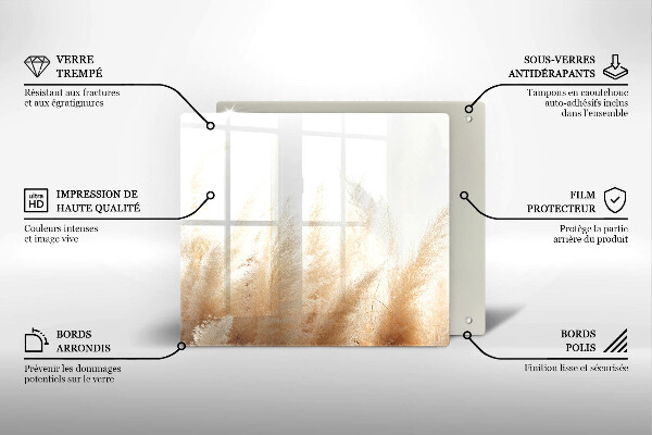 Protetor placa de indução Capim-dos-pampas