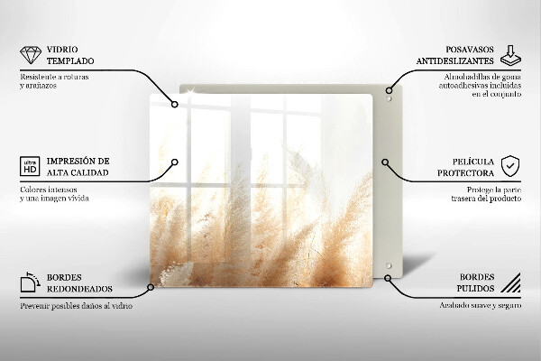 Protetor placa de indução Capim-dos-pampas