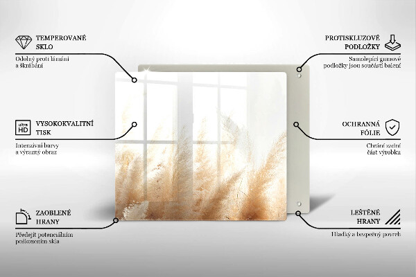 Protetor placa de indução Capim-dos-pampas