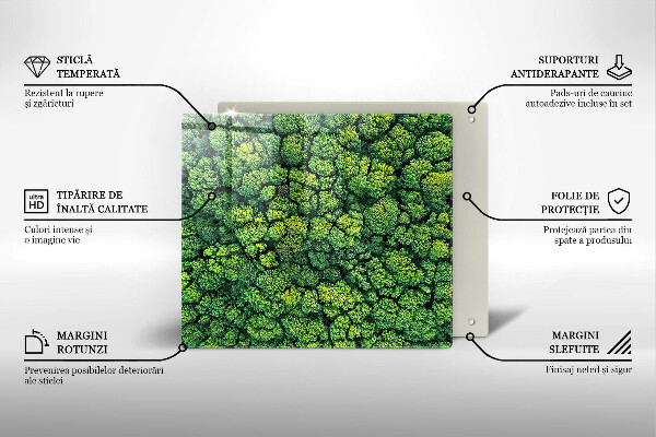 Protetor placa de indução A natureza planta musgo
