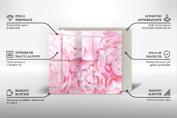 Tábua protetora Peônias delicadas