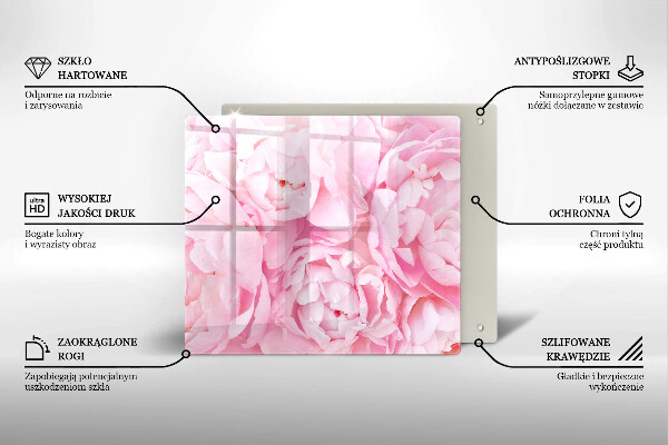 Tábua protetora Peônias delicadas