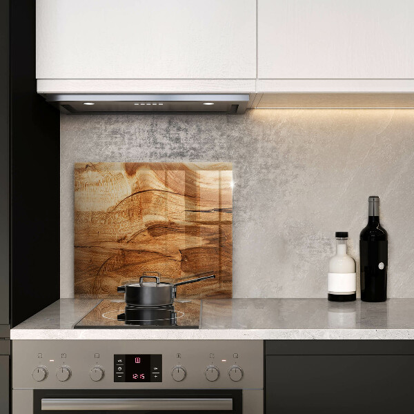 Protetor placa indução Textura de tábua de madeira