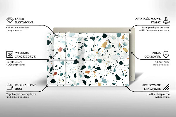 Protetor para fogão de vidro Grés claro