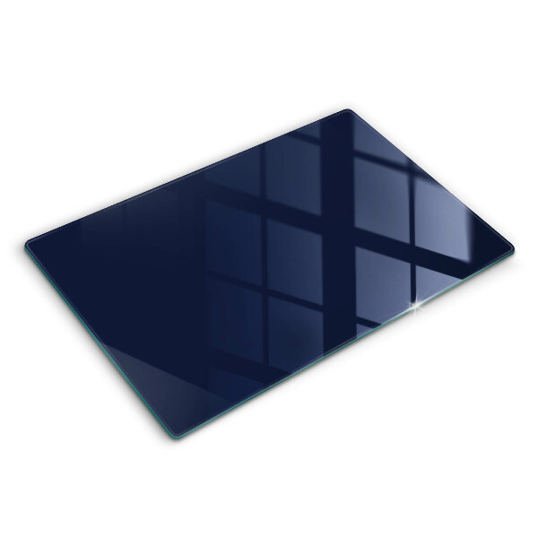 Protetor de fogão de vidro Cor azul marinho