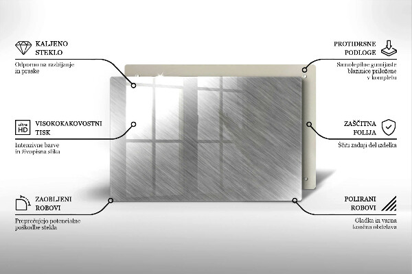 Cobertura placa vitrocerámica Fundo de textura metálica