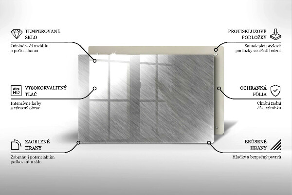 Cobertura placa vitrocerámica Fundo de textura metálica