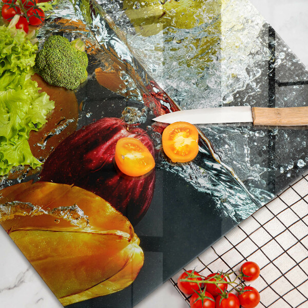 Cobertura placa vitrocerámica Fruta suculenta na água