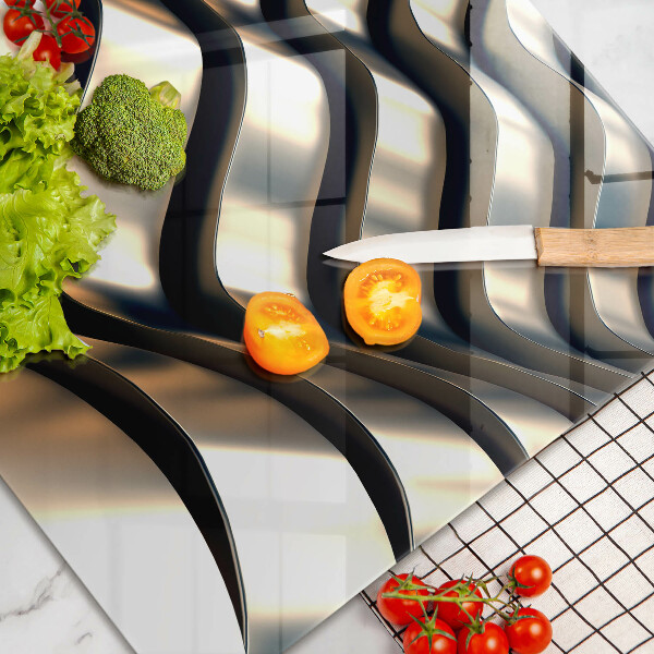 Protetor para fogão de vidro Formas metálicas 3D