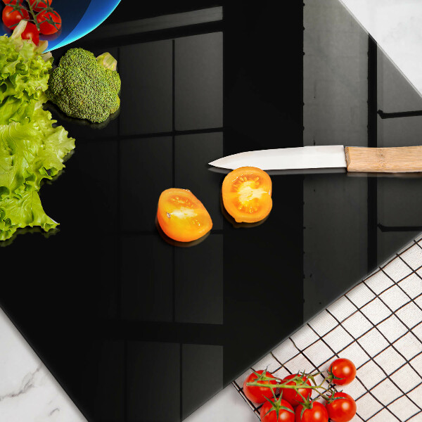 Protetor em vidro para fogão Linhas de fumaça azul